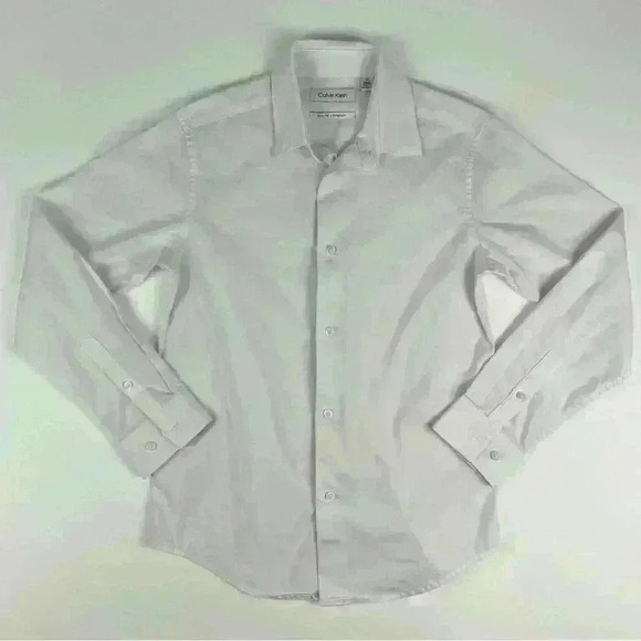 Calvin Klein Boys 12 Long-Sleeve Button Down Shirt - Picture 1 of 2